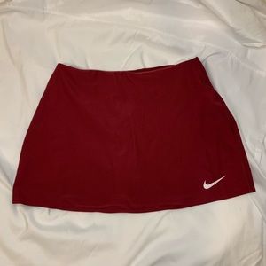 Dark red Nike tennis skirt - worn once